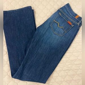 7 For All Mankind Womens bootcut jeans. Size 26.